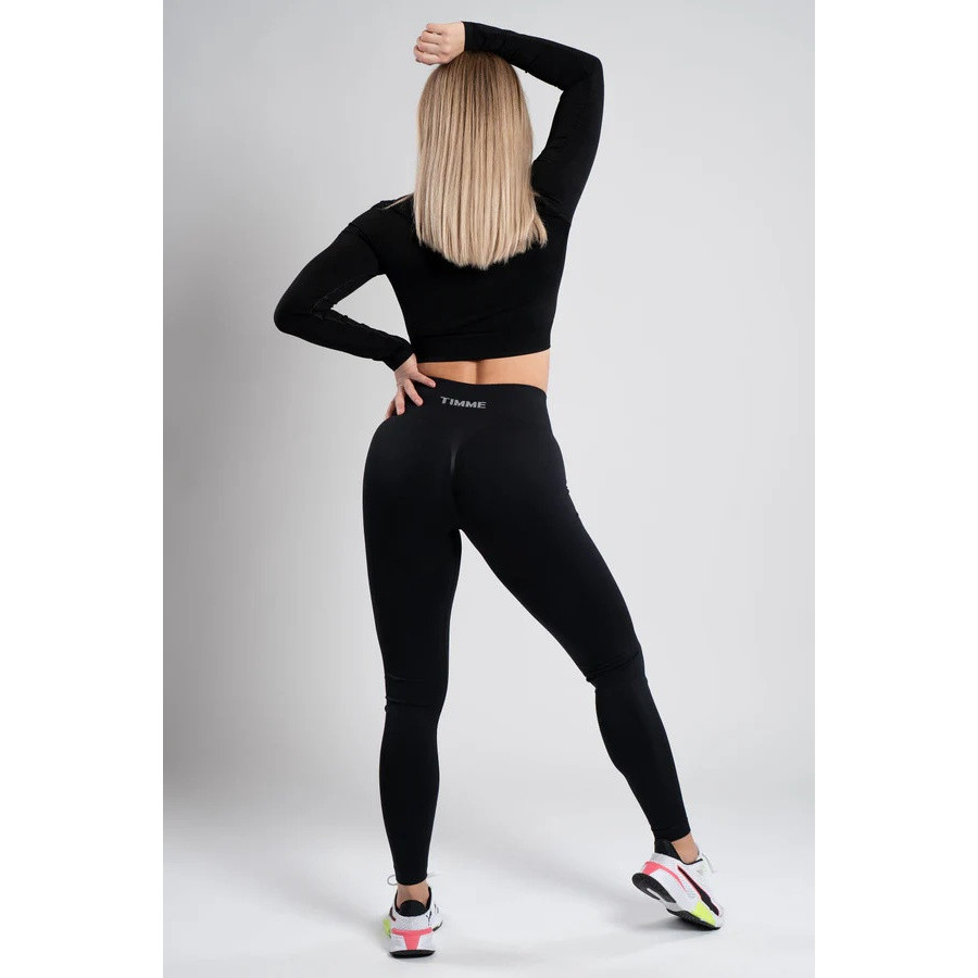 TIMME - Seamless Skin 2.0 leggings with a high waist - Black